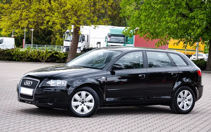 Audi A3 cena 21900 przebieg: 230000, rok produkcji 2007 z Goniądz małe 562